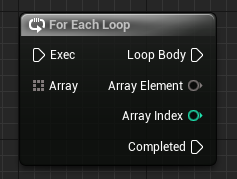For Each Loop blueprint node